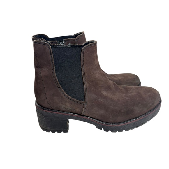 BOS. & CO. women's mass waterproof boot in plum/black size 41 - Picture 1 of 12
